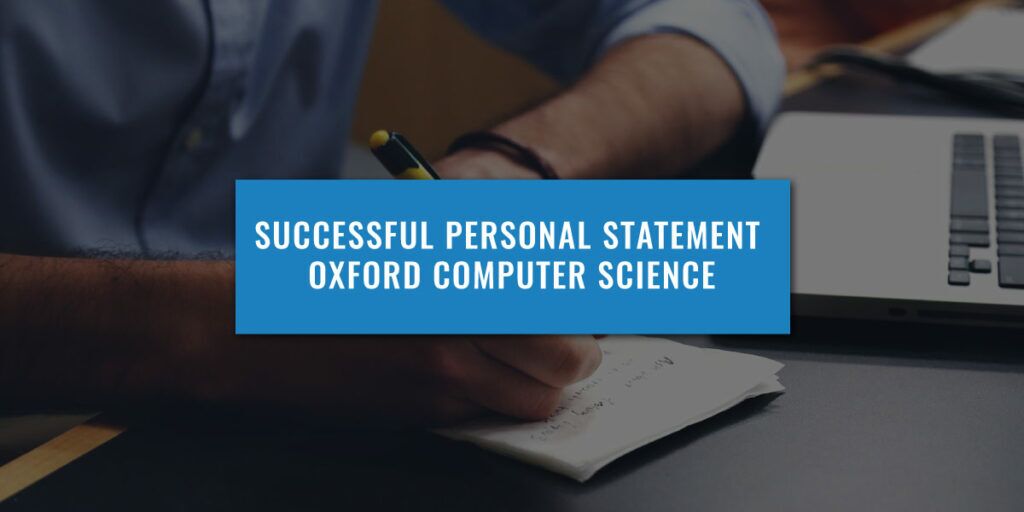 oxbridge personal statement computer science